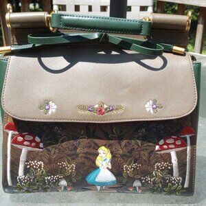 Alice in Wonderland Loungefly Cross body Purse bag
